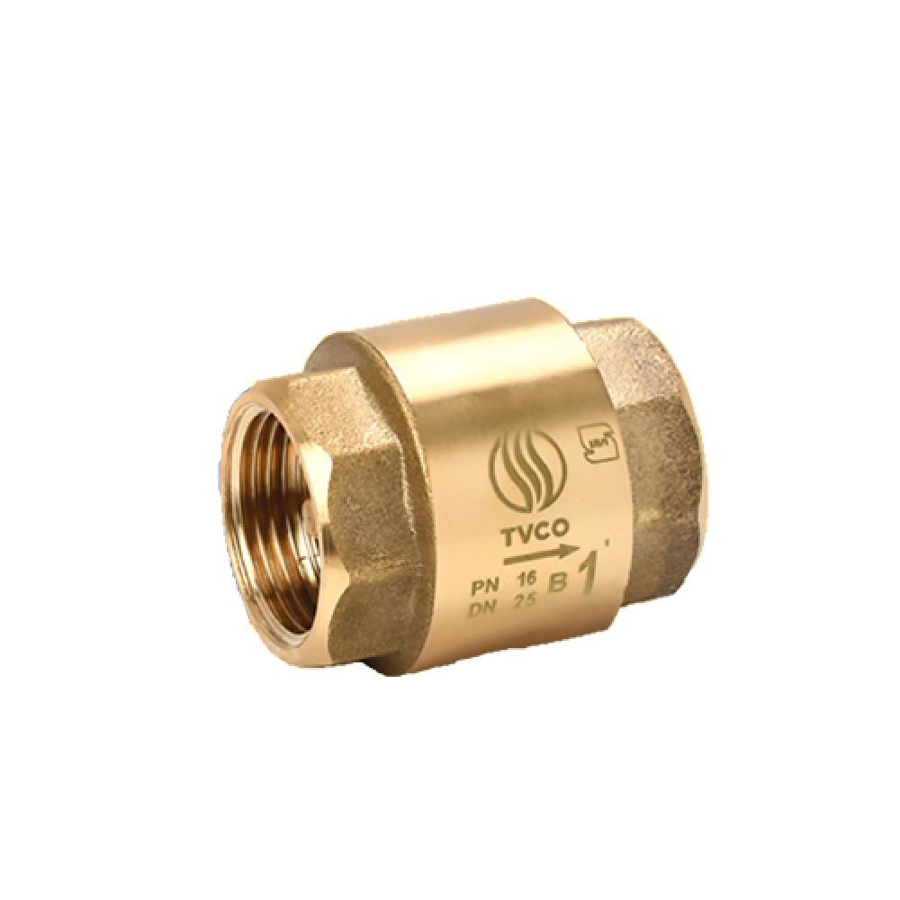 شیر یکطرفه سوپاپ برنجی تی وی کو